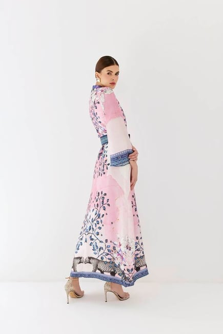 PINK PANTHER SILK MAXI