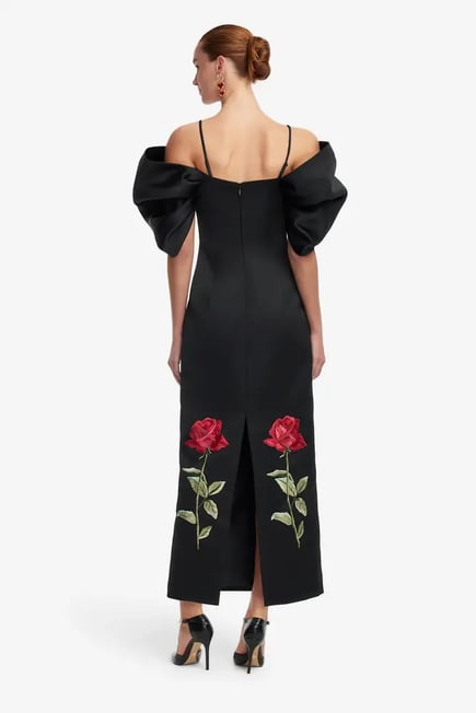 Embroidered Maxi Dress
