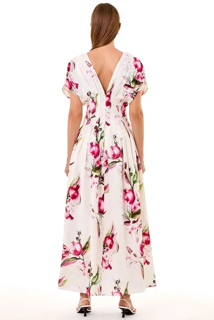 SONYA DRESS - NALA POMEGRANATE