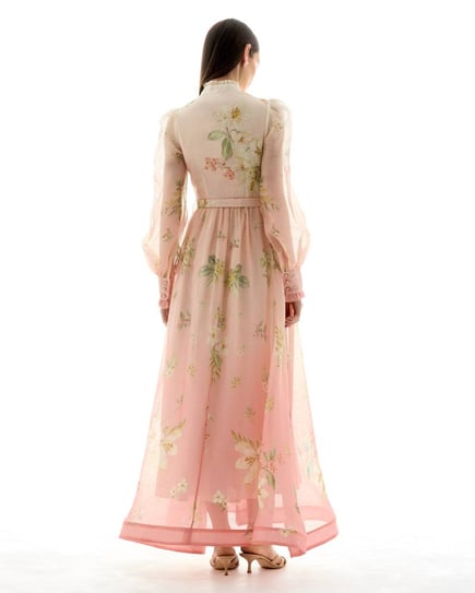Serenella ombré maxi dress