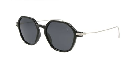 نظارات شمسيه رجاليه أسود ماركة تروي Troy T2275 C:2 S.Blk/Sil