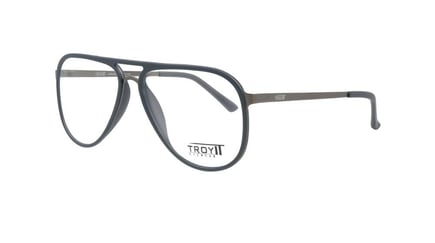 اطار طبي رجالي فضي ماركة تروي  Troy 5512 Tf FR C:4 M.Blu/Gun