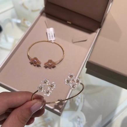 Royal Jasmine Bracelet | 18K Gold and Diamonds