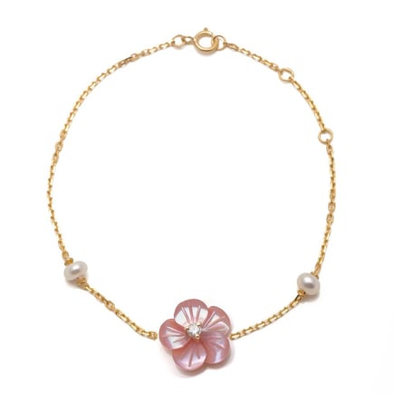Purple bracelet | 18K gold and diamonds