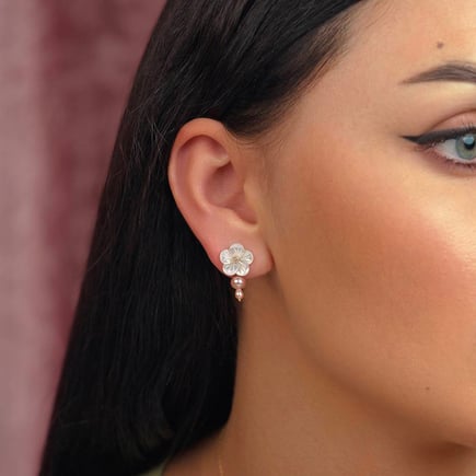Andalusia earrings |  18K gold and diamonds