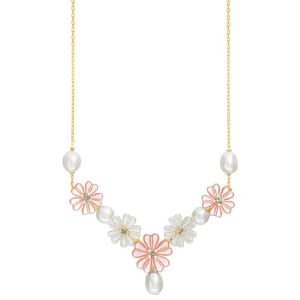Camellia Flower Set | 18K Gold and Diamonds