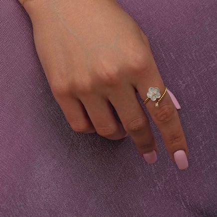 Rihanna ring |  18K gold and diamonds