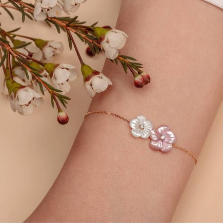 Purple bracelet | 18k gold and diamonds