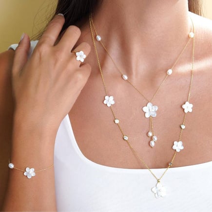 Jasmine Set – 18K Gold & Diamonds