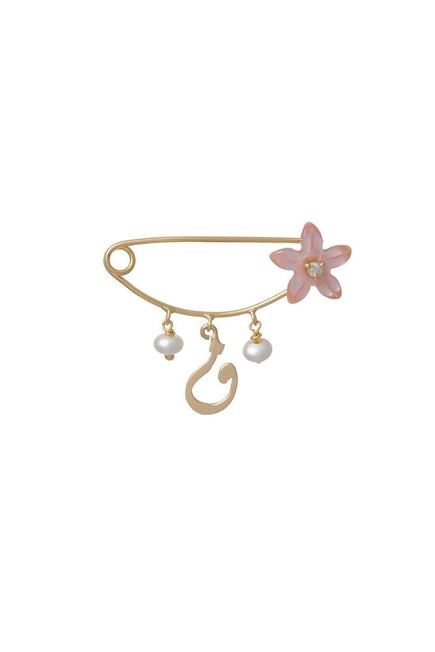 Baby Lulu Brooch – 18K Gold & Diamonds