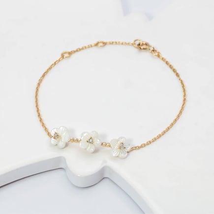 Malika Bracelet | 18K Gold and Diamonds