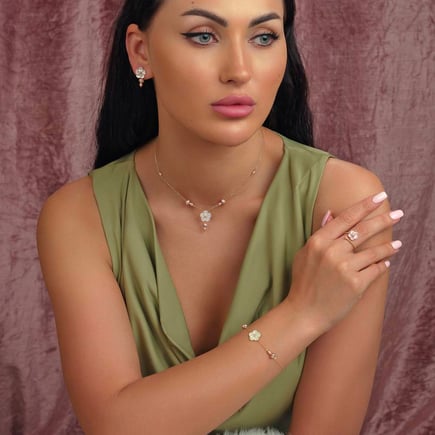 Al-Andalus set |  18K gold and diamonds
