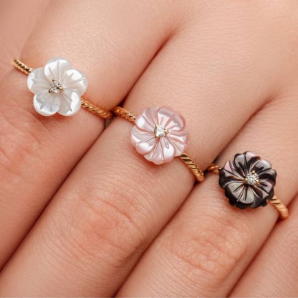 Lulea Rings | 18k Gold and Diamonds