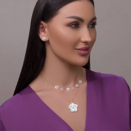 طقم لوليا | ذهب 18K وألماس