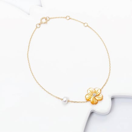 Al Durra Bracelet | 18K Gold and Diamonds