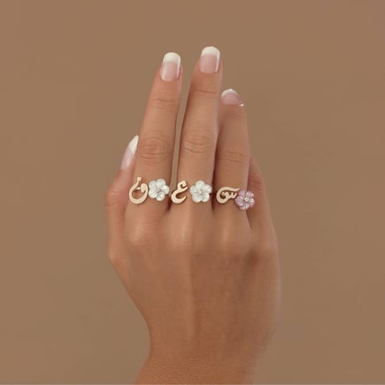 خاتم  زهر ذهب  18K وألماس