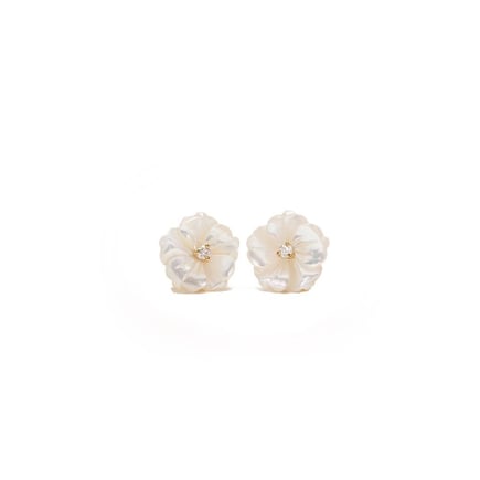 Lulea Mini Earrings | 18K Gold and Diamonds