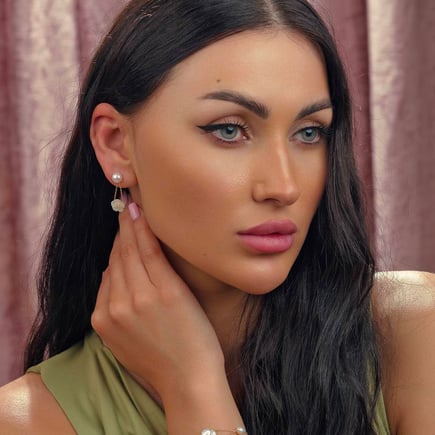 Earrings jeda |  18K gold and diamonds