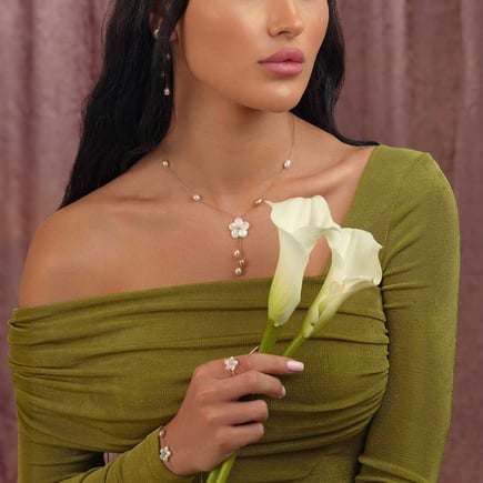 Jasmine Set | 18K Gold & Diamonds