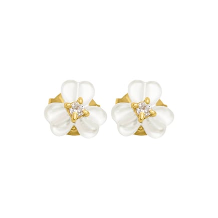 Iris Earrings | 18K Gold and Diamonds
