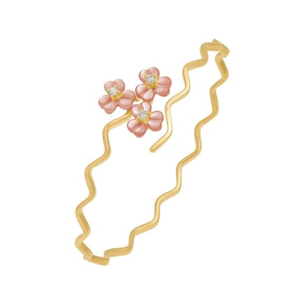 Iris Flower Bracelet | 18K Gold and Diamonds 💎
