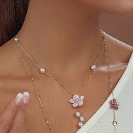 JASMINE PINK ‎|  ذهب  18K وألماس