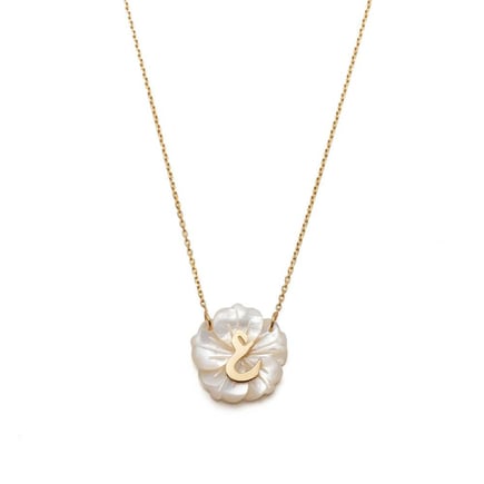 Lulia Letter Pendant | 18K Gold