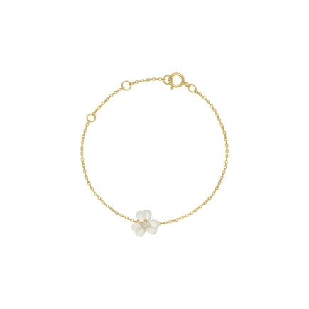 Iris Bloom Kids Bracelet | 18K Gold and Diamonds