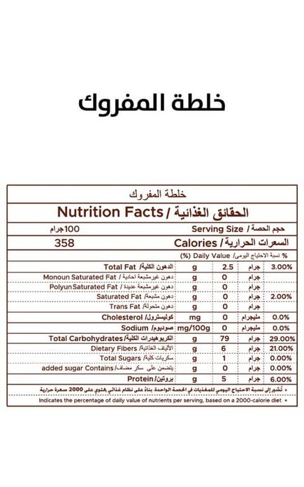 خلطة مفروك 1 كغ GF