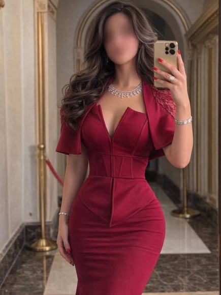 فستان احمر مناسبات