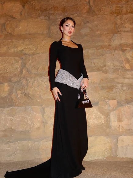 فستان سهرة اسود مميز