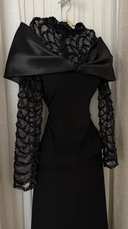فستان اسود سهرة