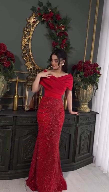فستان سهرة عالي الجوده