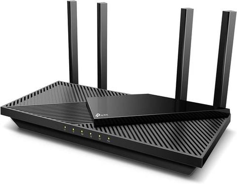 راوتر AX3000 بتقنية واي فاي 6 معيار اتصال 802.11ax جيجابت ثنائي التردد يدعم VPN يدعم ون ميش موديل Archer AX55 أسود
