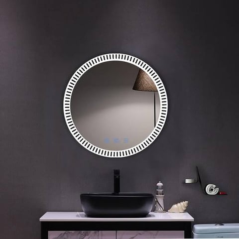 مرآة دائرية لمس LED 60-CM