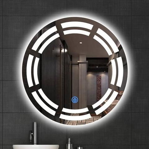 مراية دائرية لمس LED مقاس 60 CM