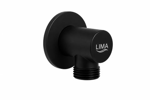 LIMA كوع نحاس مدور اسود