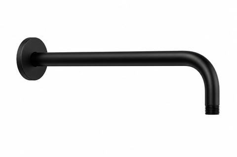 STAMENA  40CM وصلة دش جداري مدور اسود