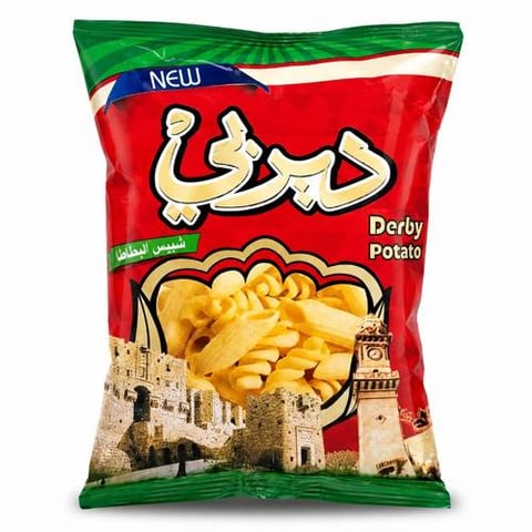 Derby Potato Chips - 17 Pieces × 16 g