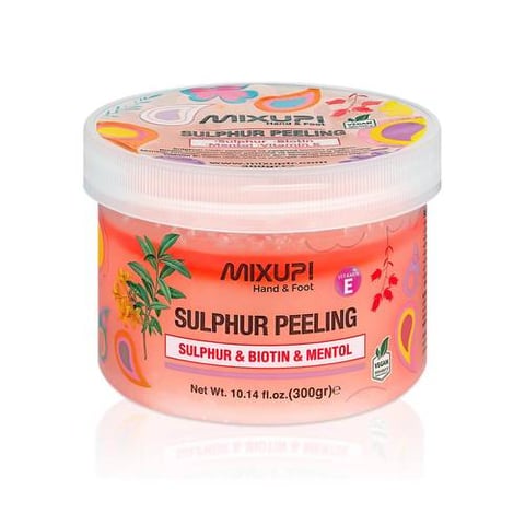 MixUp! Hand & Foot Sulfur Scrub (Biotin & Menthol) – 300 g