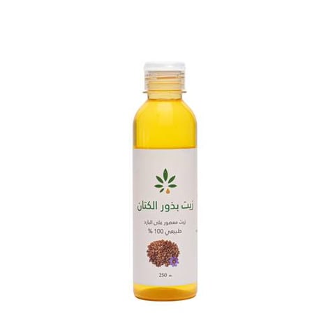 زيت بذور الكتان من عشبة وزيت 250 مل