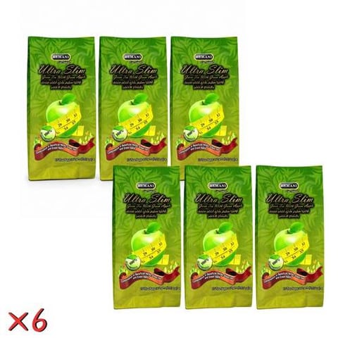 Ultra Slim Green Tea with Green Apple – 6 Packs by Himani