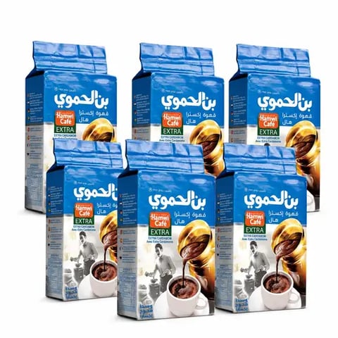 مجموعة بن الحموي قهوة إكسترا هال - 6 قطع - 500 جرام للقطعة
