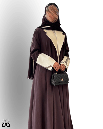 عباية كريب مغسول بليزر اكمام تفته كلفه شك
