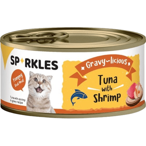 Sparkles Gravy-licious Tuna with Shrimp