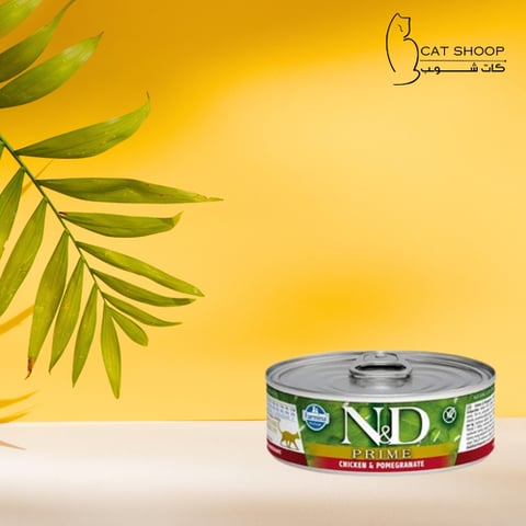فارمينا ان اند دي ماتيس معلب قطط بنكهة الدجاج  و الرمان  70 جرام