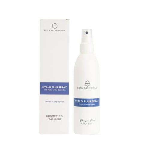 Hydrating and plumping spray with hyaluronic and dolomite water Hylo Plus 250 ml - Hexa Derma