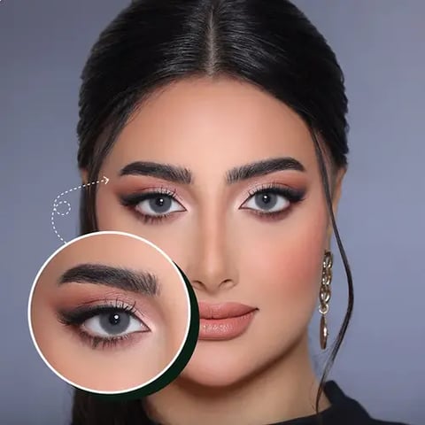 My Lens Monthly Cosmetic Lenses, Gray
