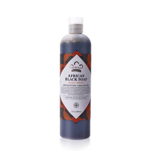 Nubian Heritage African Black Soap Body Wash 13oz