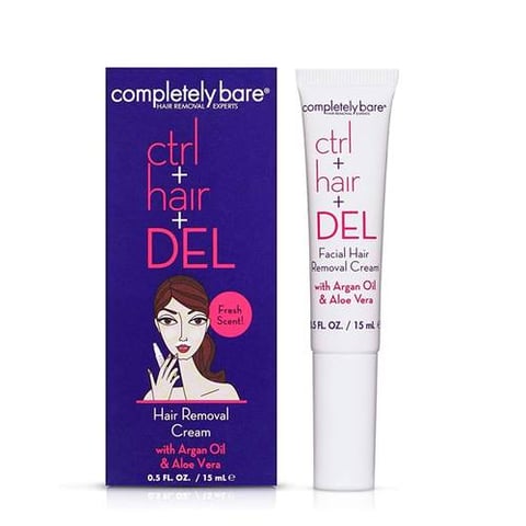 Facial hair removal cream with argan oil and aloe vera 15 ml - Completely Bear